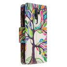For OPPO A5 (2020) Colored Drawing Pattern Zipper Horizontal Flip Leather Case with Holder & Card Slots & Wallet(Tree) - 2