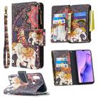 For OPPO A31 (2020) Colored Drawing Pattern Zipper Horizontal Flip Leather Case with Holder & Card Slots & Wallet(Flower Elephants) - 1