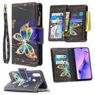 For OPPO A31 (2020) Colored Drawing Pattern Zipper Horizontal Flip Leather Case with Holder & Card Slots & Wallet(Big Butterfly) - 1