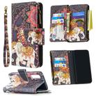 For OPPO Find X2 Neo / OPPO Reno 3 Pro Colored Drawing Pattern Zipper Horizontal Flip Leather Case with Holder & Card Slots & Wallet(Flower Elephants) - 1