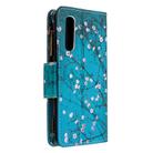 For OPPO Find X2 Neo / OPPO Reno 3 Pro Colored Drawing Pattern Zipper Horizontal Flip Leather Case with Holder & Card Slots & Wallet(Plum Blossom) - 3