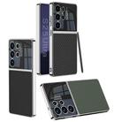 For Samsung Galaxy S25 Ultra 5G GKK Plating TPU + Leather Full Coverage Phone Case(Black) - 2