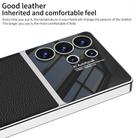 For Samsung Galaxy S25 Ultra 5G GKK Plating TPU + Leather Full Coverage Phone Case(Black) - 3
