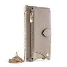For iPhone 13 Pro Crossbody Chain Fishtail Litchi Leather Phone Case(Black) - 2