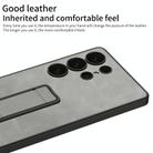 For Samsung Galaxy S25 Ultra 5G GKK Skin Feel Leather Fold Holder Phone Case(Gray) - 3