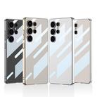 For Samsung Galaxy S25 Ultra 5G GKK Plating Transparent PC Phone Case, Not Included Pen(Silver) - 2