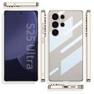 For Samsung Galaxy S25 Ultra 5G GKK Plating Transparent PC Phone Case, Not Included Pen(Silver) - 3