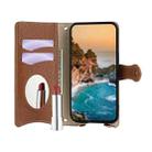 For Honor X8c 4G Global Crossbody Chain Fishtail Litchi Leather Phone Case(Brown) - 3