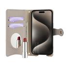 For Nokia G42 / G310 Crossbody Chain Fishtail Litchi Leather Phone Case(Grey) - 3