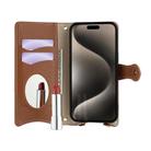 For Asus Zenfone 9 / Zenfone 10 Crossbody Chain Fishtail Litchi Leather Phone Case(Brown) - 3