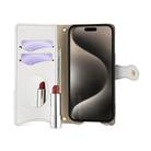 For Infinix Note 40 5G Crossbody Chain Fishtail Litchi Leather Phone Case(White) - 3