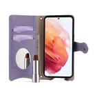 For Samsung Galaxy S22+ 5G Crossbody Chain Fishtail Litchi Leather Phone Case(Purple) - 3