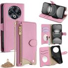 For Tecno Spark 30 4G Crossbody Chain Fishtail Litchi Leather Phone Case(Pink) - 1