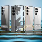 For Samsung Galaxy S25 Ultra 5G GKK Triumph Phantom Clear Full Coverage Phone Case with Holder(Gold) - 2