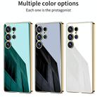 For Samsung Galaxy S25 Ultra 5G GKK Solid Color Plating TPU Full Coverage Phone Case(Green) - 2