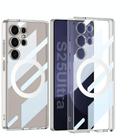 For Samsung Galaxy S25 Ultra 5G GKK Space Series MagSafe Shockproof Full Coverage Phone Case(Transparent) - 1