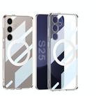 For Samsung Galaxy S25 5G GKK Space Series MagSafe Shockproof Full Coverage Phone Case(Transparent) - 1