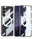 For Samsung Galaxy S25+ 5G GKK Space Series MagSafe Shockproof Full Coverage Phone Case(Transparent Black) - 1