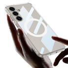 For Samsung Galaxy S25+ 5G GKK Space Series MagSafe Shockproof Full Coverage Phone Case(Transparent Black) - 3