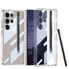 For Samsung Galaxy S25 Ultra 5G GKK Space Series Shockproof Full Coverage Phone Case with Pen(Transparent) - 1