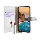 For OPPO A5 Pro 5G Global Crossbody Chain Fishtail Litchi Leather Phone Case(White) - 3