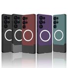 For Samsung Galaxy S25 Ultra 5G GKK Mortise-Tenon Connection Contrast Color Magnetic Phone Case(Purple) - 2
