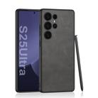 For Samsung Galaxy S25 Ultra 5G GKK Skin-feeling Frosted Leather Phone Case, Not Included Pen(Frosted Grey) - 1