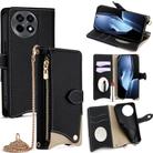 For OnePlus Ace 5 / Ace 5 Pro Crossbody Chain Fishtail Litchi Leather Phone Case(Black) - 1