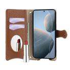 For Redmi K70E / Xiaomi Poco X6 Pro Crossbody Chain Fishtail Litchi Leather Phone Case(Brown) - 3