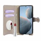 For Redmi K70E / Xiaomi Poco X6 Pro Crossbody Chain Fishtail Litchi Leather Phone Case(Grey) - 3