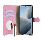 For Redmi K70E / Xiaomi Poco X6 Pro Crossbody Chain Fishtail Litchi Leather Phone Case(Pink) - 3