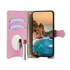For Xiaomi 14 Crossbody Chain Fishtail Litchi Leather Phone Case(Pink) - 3