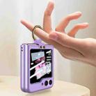 For Samsung Galaxy Z Flip6 GKK Integrated Ultra-thin Leather Phone Case with Ring Holder(Purple) - 3