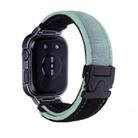 For Huawei Watch Fit3 Brushed Metal Silver Frame Watch Band(Black Blue Grey) - 2