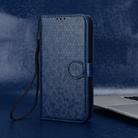 For Samsung Galaxy S25+ 5G Honeycomb Dot Texture Leather Phone Case(Blue) - 2