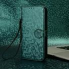 For Samsung Galaxy S25+ 5G Honeycomb Dot Texture Leather Phone Case(Green) - 2