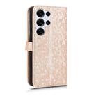 For Samsung Galaxy S25 Ultra 5G Honeycomb Dot Texture Leather Phone Case(Gold) - 3