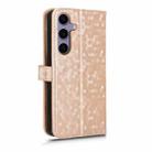 For Samsung Galaxy S25 FE 5G Honeycomb Dot Texture Leather Phone Case(Gold) - 3