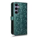 For Samsung Galaxy S25 FE 5G Honeycomb Dot Texture Leather Phone Case(Green) - 3