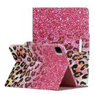 For iPad Pro 11 inch (2020) Painted Pattern Horizontal Flip Leather Tablet Case with Holder(Leopard Powder Sand) - 1