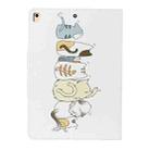 For iPad 10.2 Painted Pattern Horizontal Flip Leather Case with Holder(Cat Back View) - 3