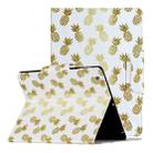 For iPad 4 / 3 / 2 Painted Pattern Horizontal Flip Leather Case with Holder(Pineapple) - 1