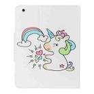 For iPad 4 / 3 / 2 Painted Pattern Horizontal Flip Leather Case with Holder(Sideways Unicorn) - 3