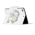 For iPad Mini 4 / 3 / 2 / 1 Painted Pattern Horizontal Flip Leather Case with Holder(Sideways Unicorn) - 3