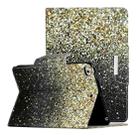 For iPad Mini 4 / 3 / 2 / 1 Painted Pattern Horizontal Flip Leather Case with Holder(Black and Yellow Sand) - 1