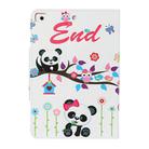 For iPad Mini 4 / 3 / 2 / 1 Painted Pattern Horizontal Flip Leather Case with Holder(Panda) - 2