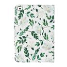 For iPad Mini 4 / 3 / 2 / 1 Painted Pattern Horizontal Flip Leather Case with Holder(White Flower Leaves) - 3