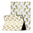 For iPad Mini (2019) Painted Pattern Horizontal Flip Leather Case with Holder(Pineapple) - 1