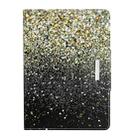 For iPad 5 Painted Pattern Horizontal Flip Leather Case with Holder(Black and Yellow Sand) - 1