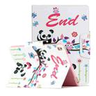 For iPad 5 Painted Pattern Horizontal Flip Leather Case with Holder(Panda) - 1